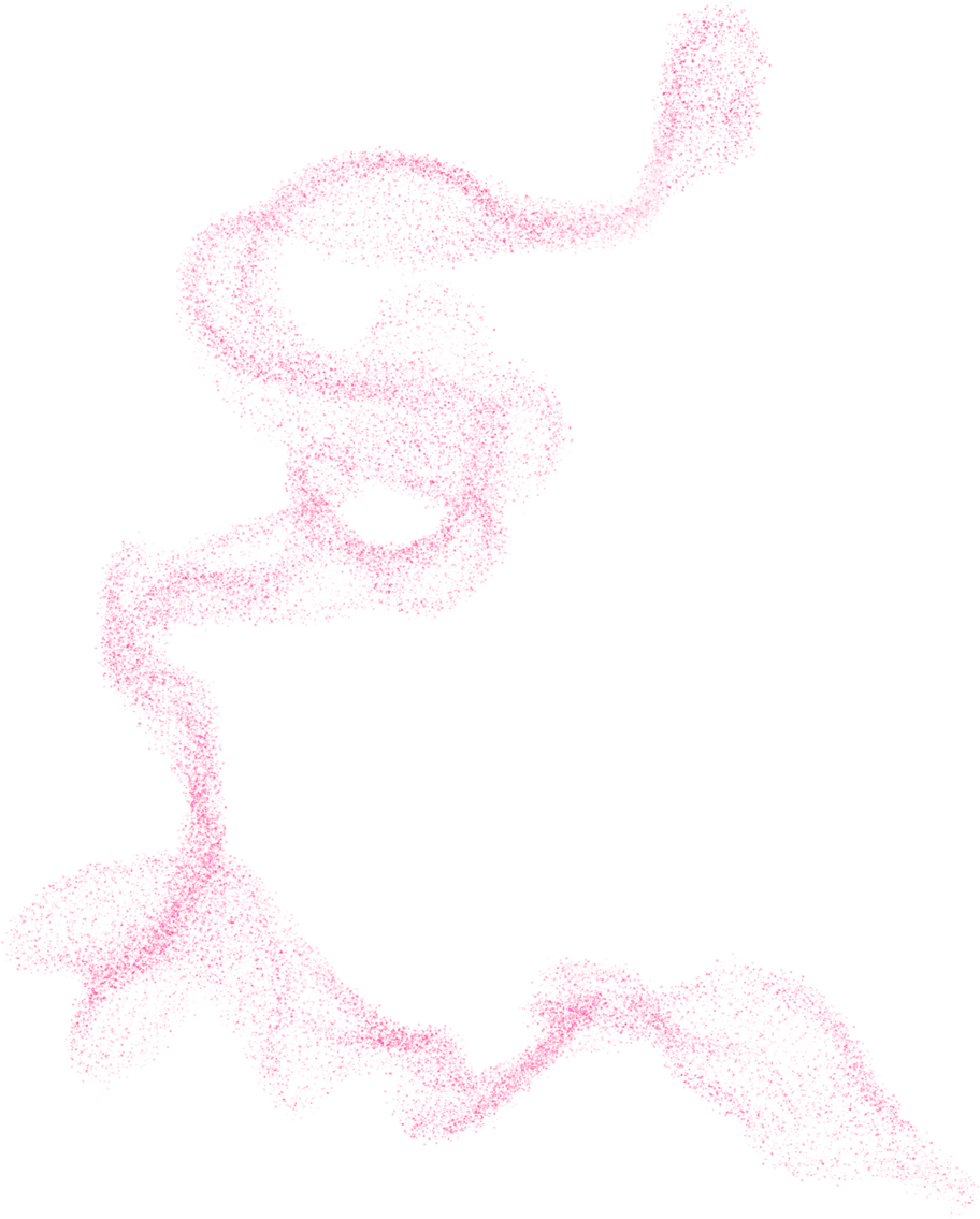 pink trail of glitter